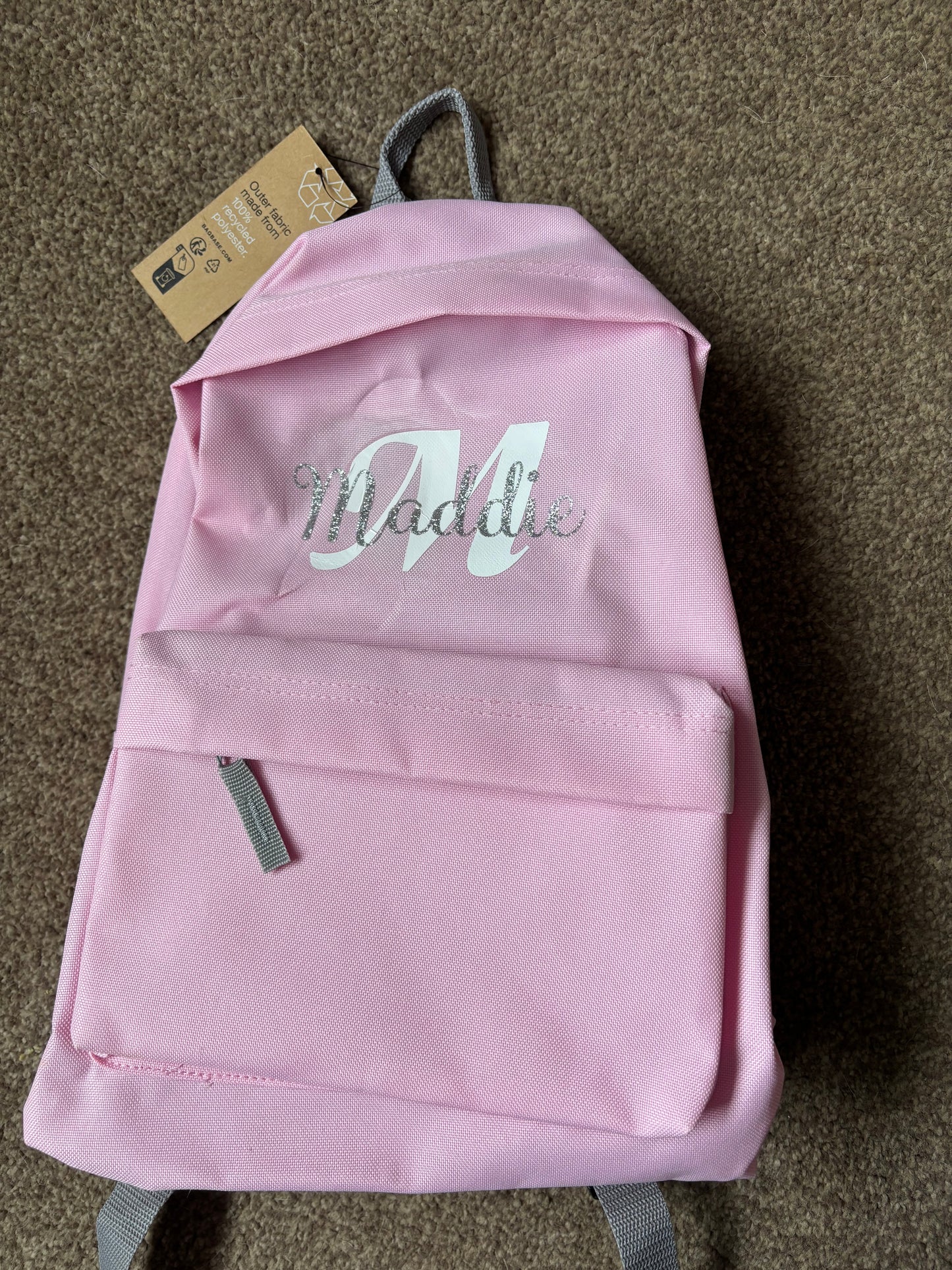 Personalised backpack