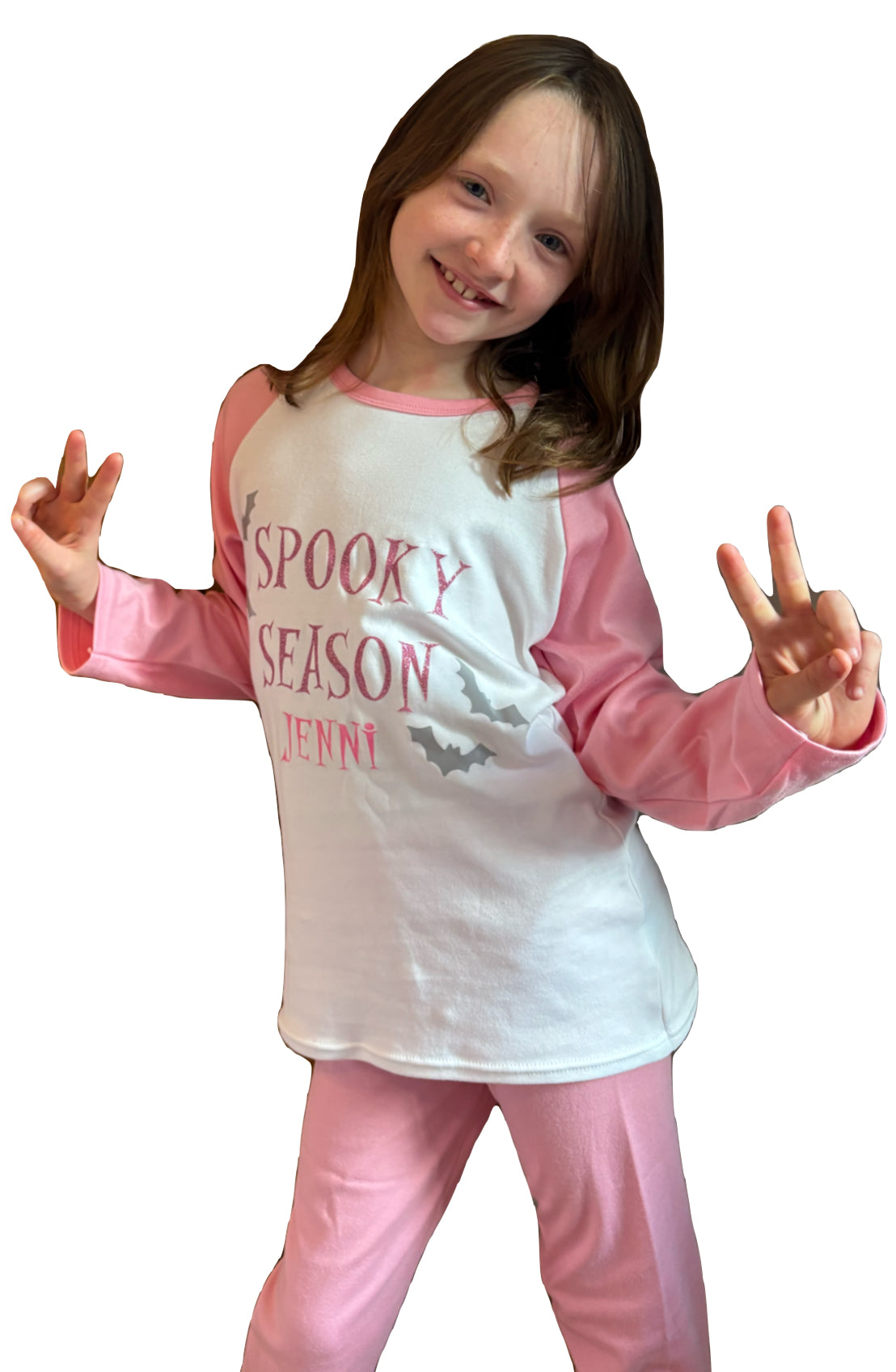 Spooky season Pink PJs
