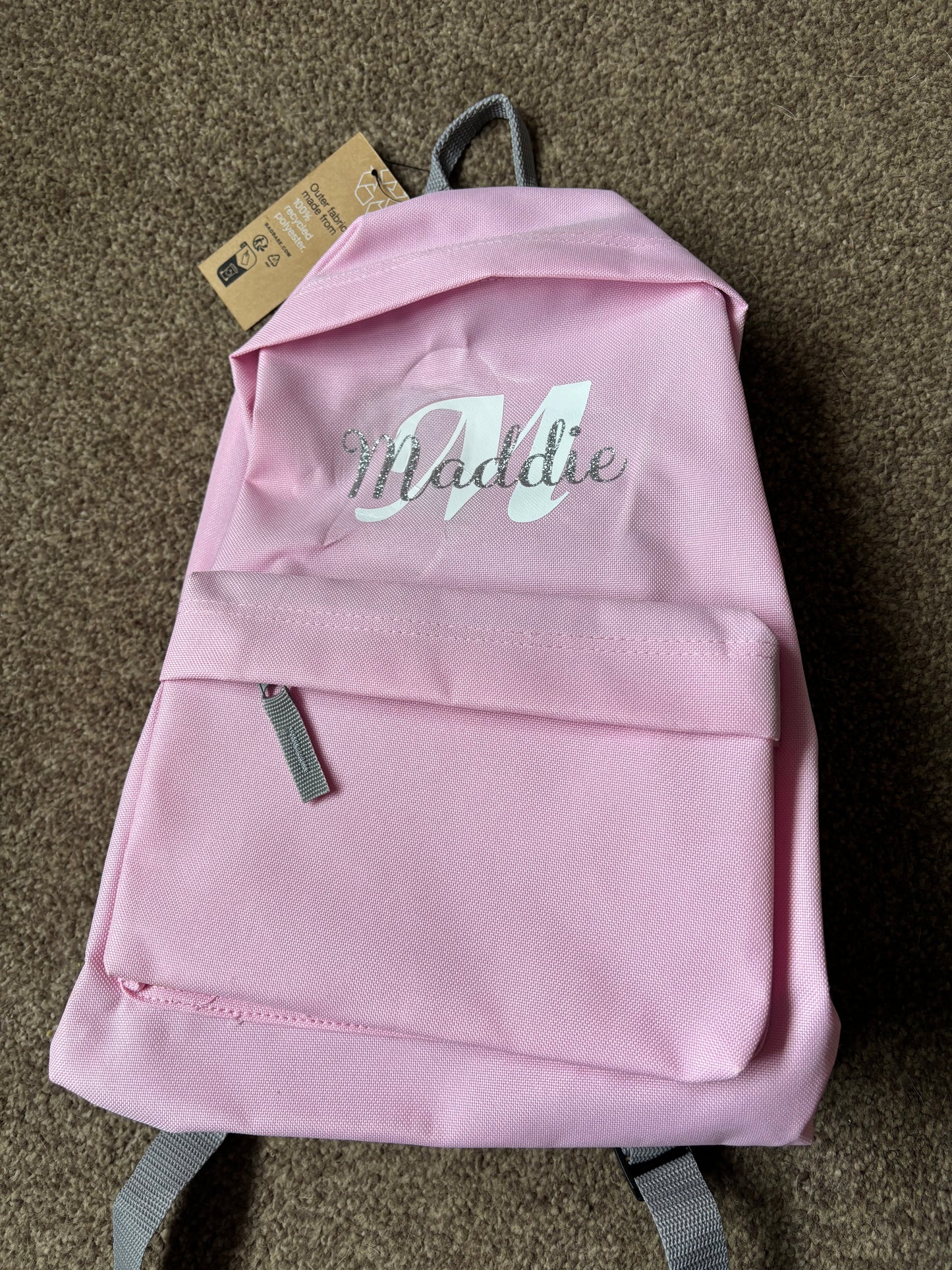 Personalised backpack