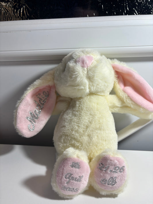 Personalised Plush Bunny Keepsake 🐇💗