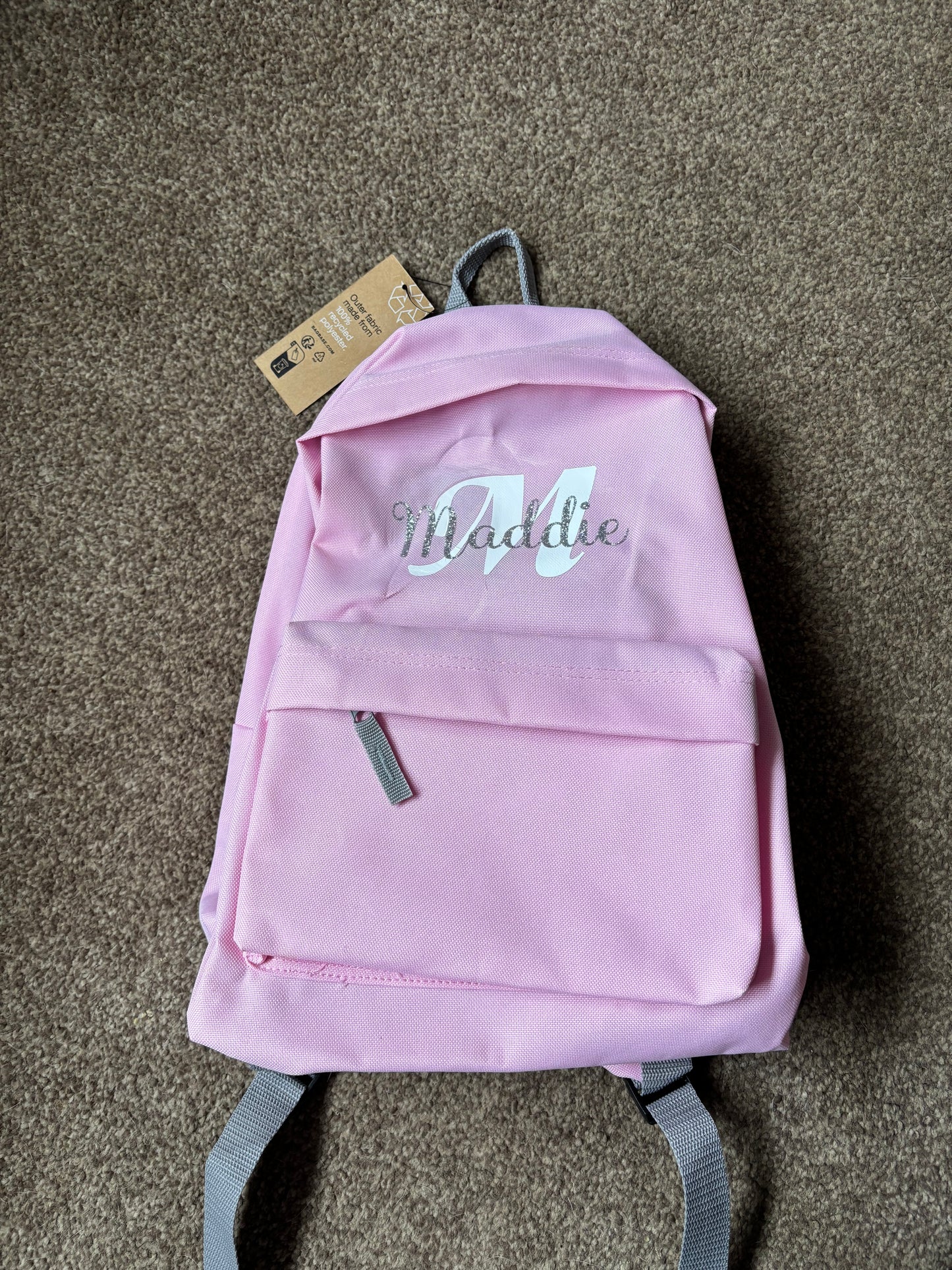 Personalised backpack