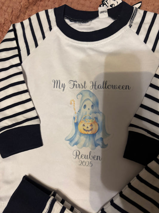 Boys First Halloween PJS