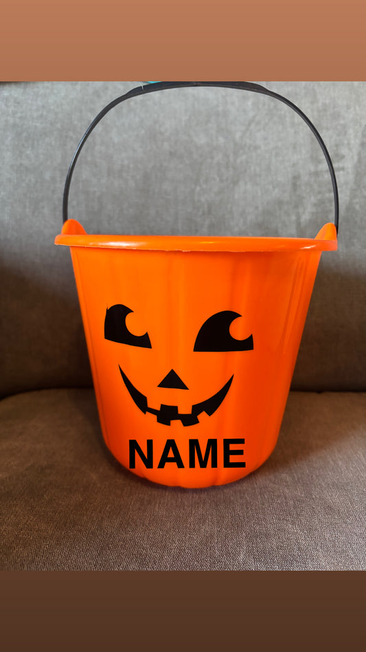Personalised Halloween bucket