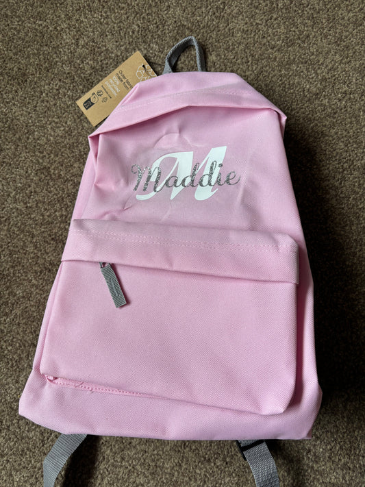 Personalised backpack